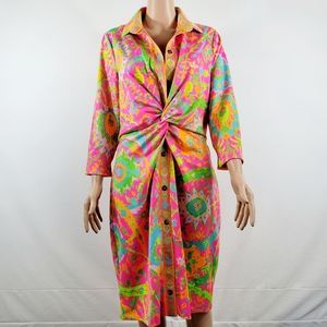 Gretchen Scott Designs XL Neon Dress
